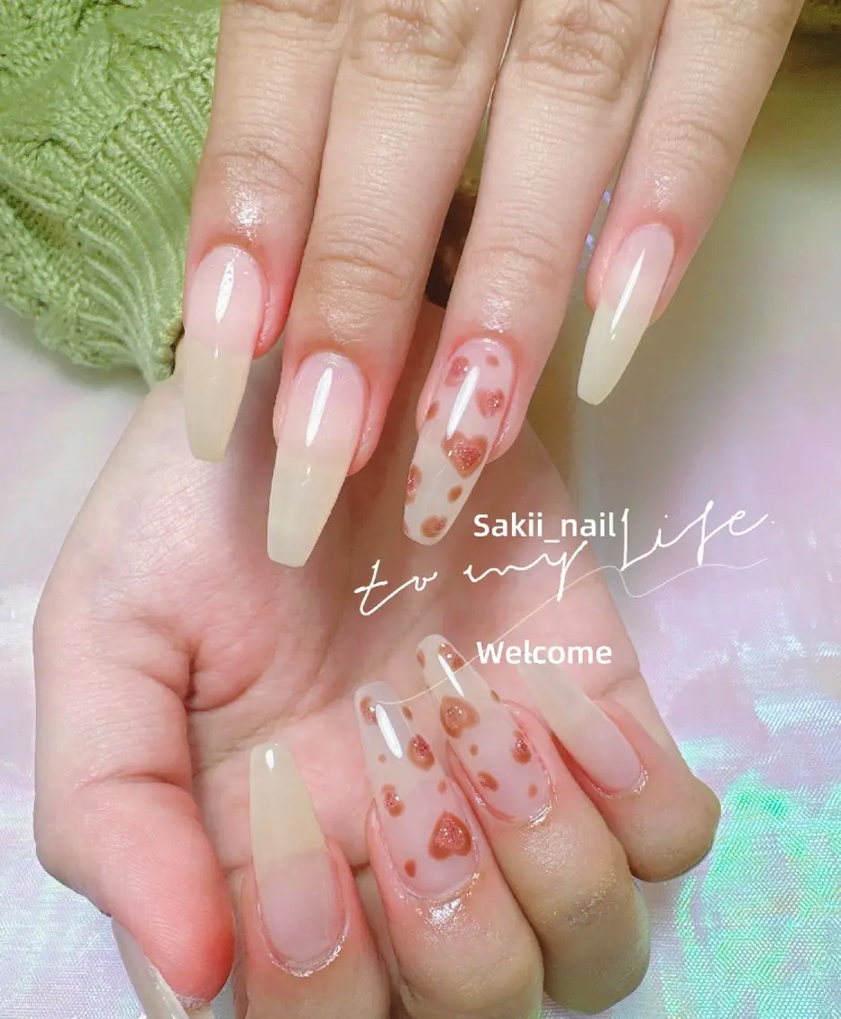 ネイル 長さ出し ネイルチップ sakii_nail 池袋のネイルデザイン