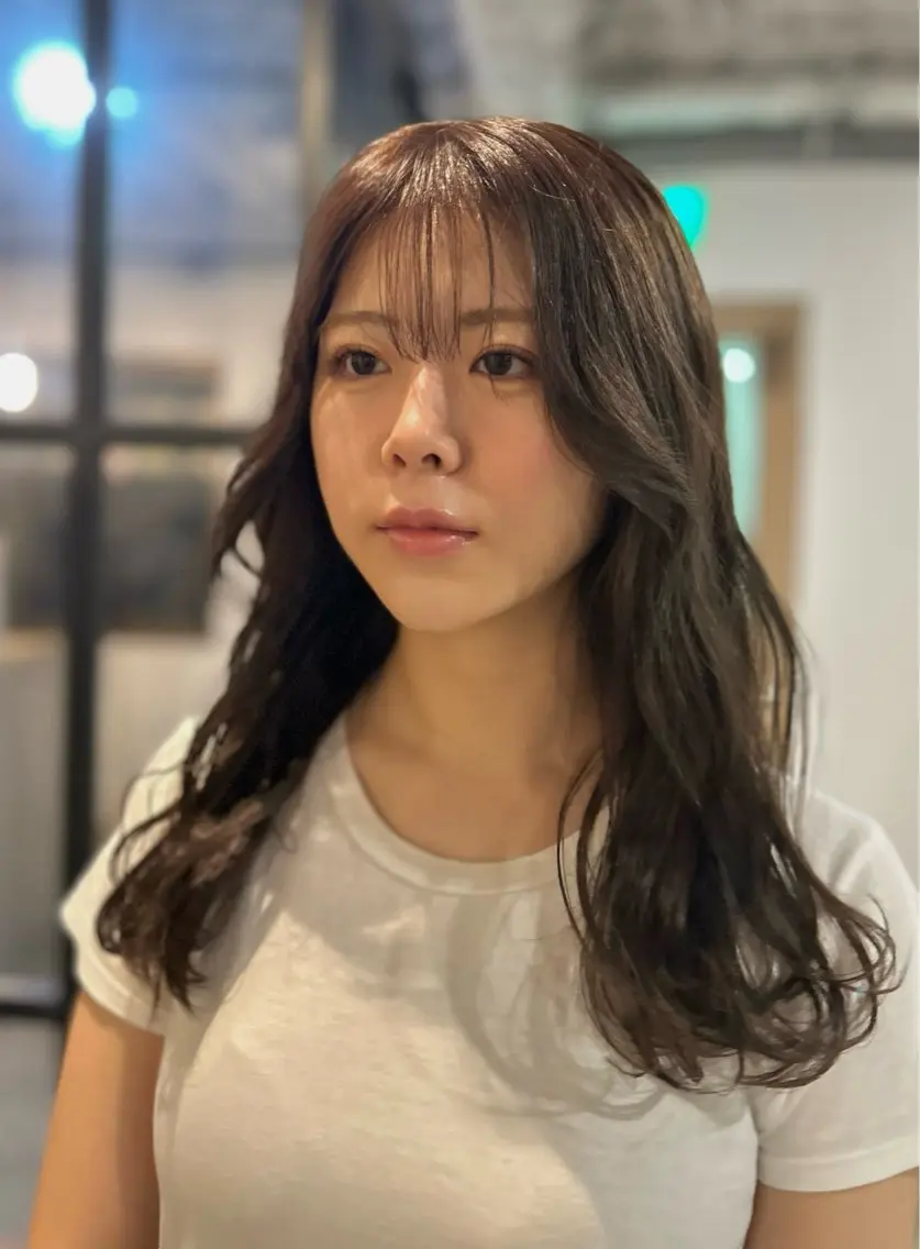 ロング カラー ヘアアレンジ ヘアカラー 🎀suzuna 透明感colorのヘアスタイル
