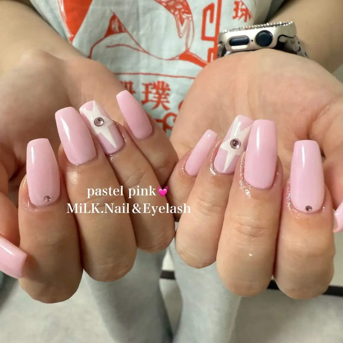 ネイル ハンドネイル MiLK. wakaのマツエク・マツパデザイン