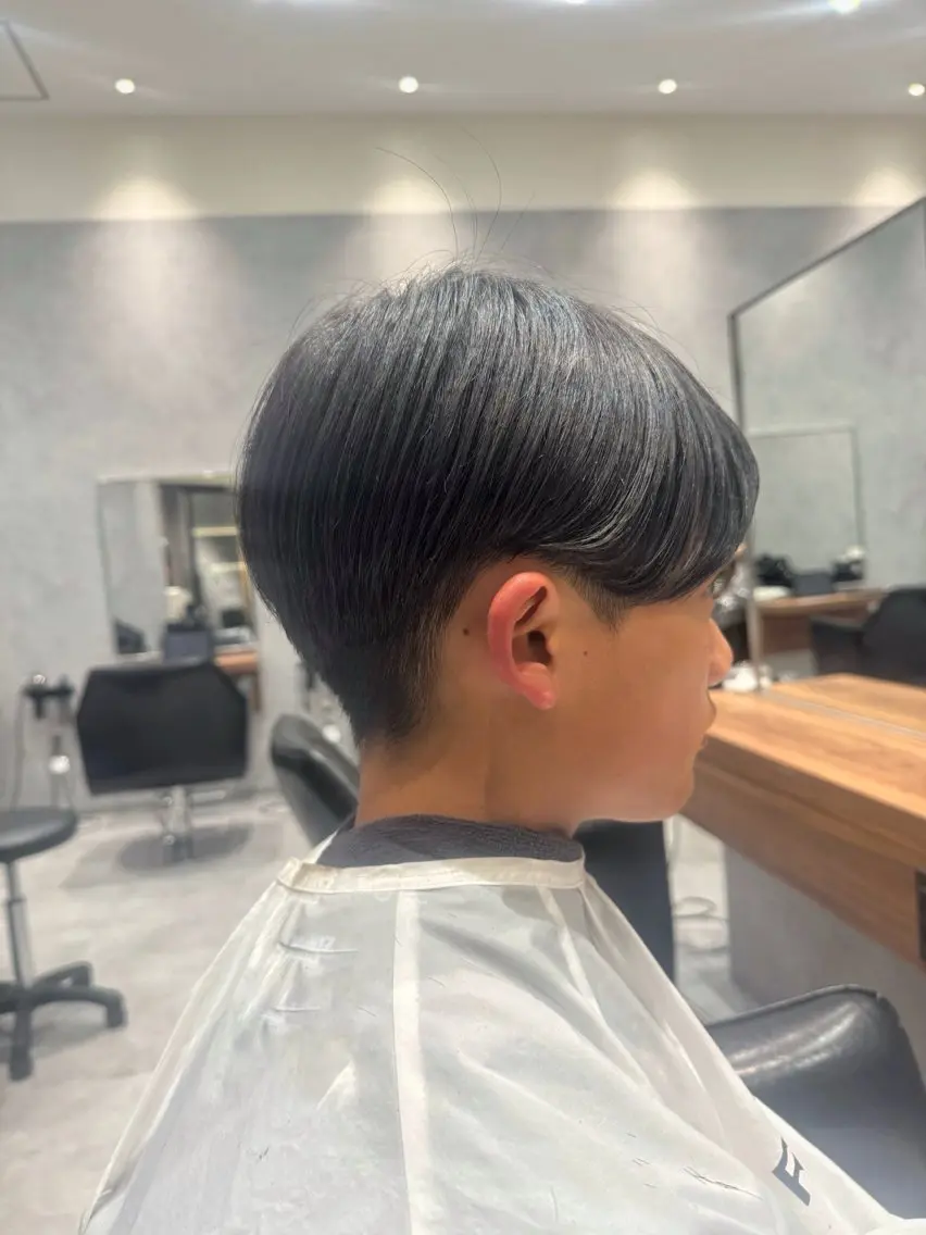 ショート メンズ マッシュ シースルーマッシュ reeed konnoのヘアスタイル
