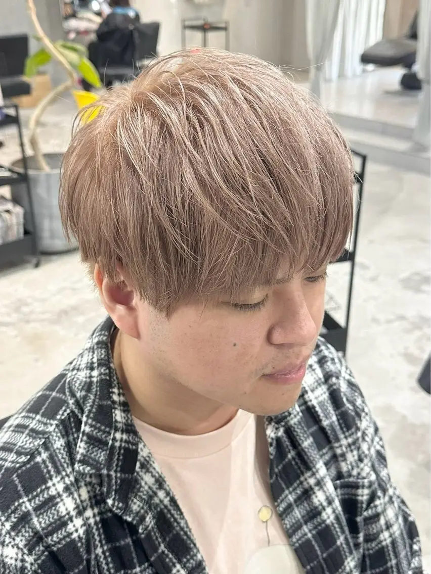 カラー 長根 遥斗のヘアスタイル
