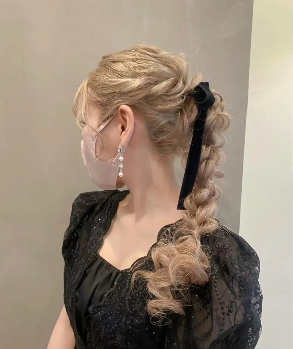 ヘアアレンジ 結婚式・ブライダル 入学式 卒業式のヘアスタイル Meili メイリのマツエク・マツパデザイン