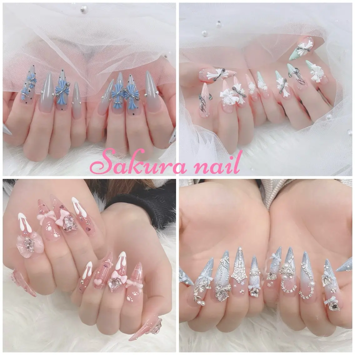 ネイル アートネイル オーロラネイル ボルドー チークネイル フレンチネイル ハンドネイル Sakura Nail Salonのネイルデザイン