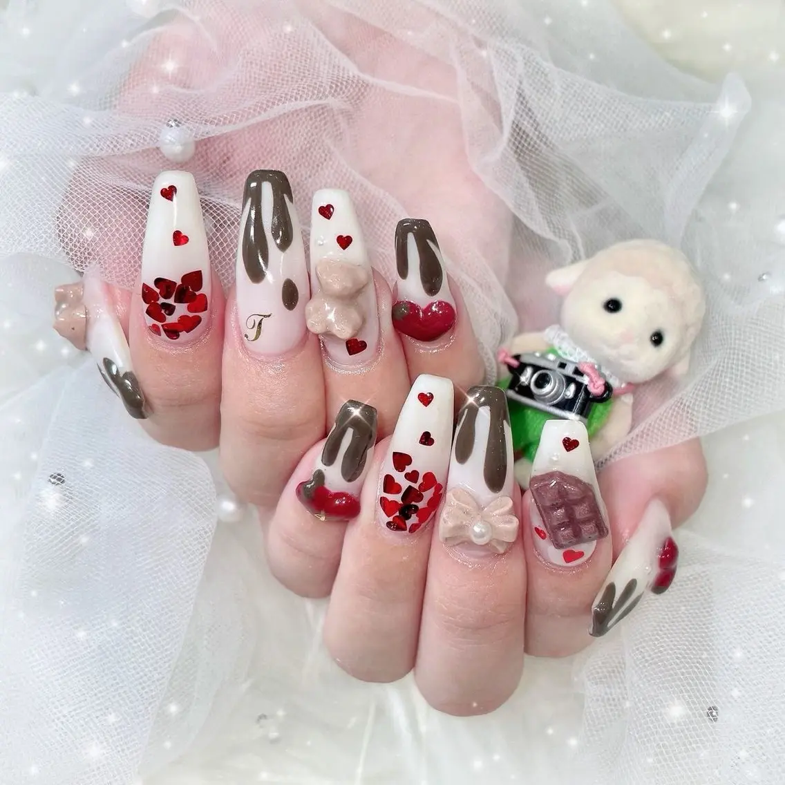 ネイル チークネイル フットネイル フレンチネイル グラデーション 韓国ネイル YUKI NAILのネイルデザイン