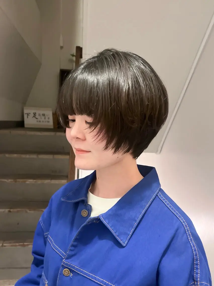 ショート レイヤーカット ショートヘア 京都烏丸- イノウエ ツムギのヘアスタイル