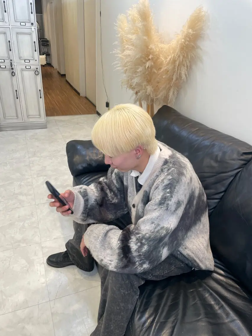 メンズ ヘアカラー ANKH CROSS 🩵Himeka🩵のヘアスタイル