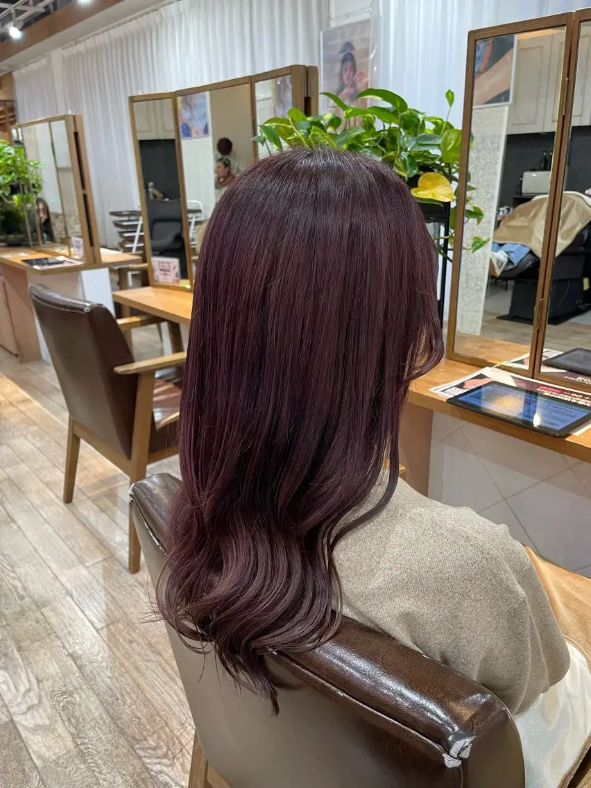 ロング カラー カット ヘアカラー トリートメント 🍑宮川 愛菜🍑のヘアスタイル