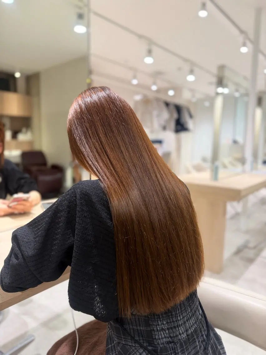 ロング 縮毛矯正 😊モデル募集中😊 🌈髙部けいご🌈のヘアスタイル