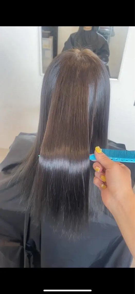 カラー Agu peachのヘアスタイル
