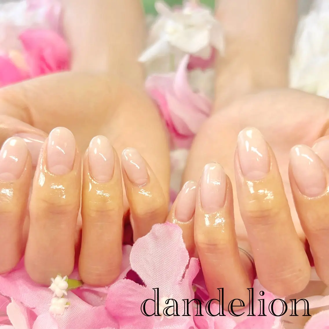 ネイル ハンドネイル ハンドケア dandelion ダンデライオンのネイルデザイン