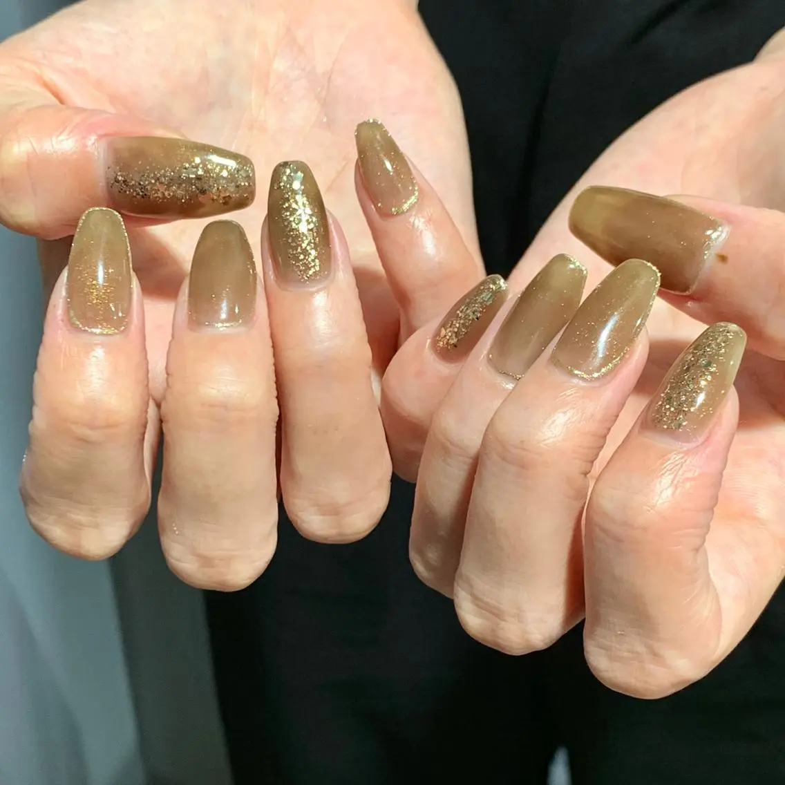 ネイル ラメ(グリッター) 鈴木 まゆのネイルデザイン