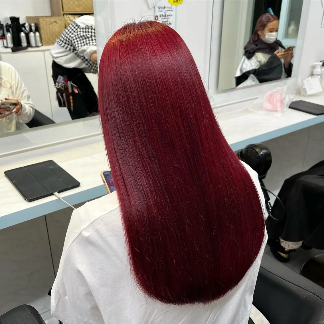 ロング カラー ヘアカラー ブリーチカラー 🩵MIZUKIのヘアスタイル