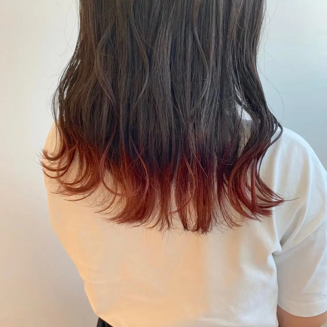 セミロング カラー ヘアアレンジ ayumi🌈 インナーカラー🌈のヘアスタイル