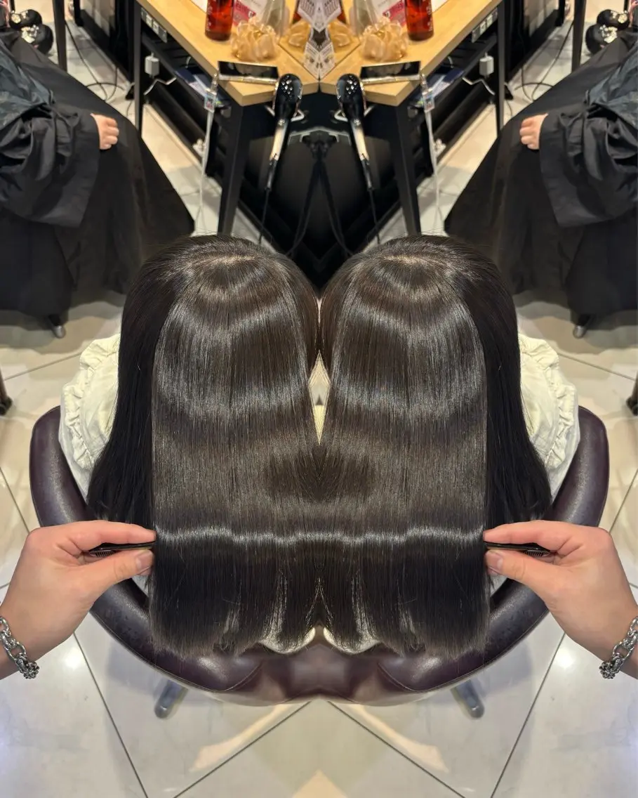ロング カラー カット ヘアカラー トリートメント 🩵レイヤー✖︎ 髪質改善🩵リョウヤのヘアスタイル