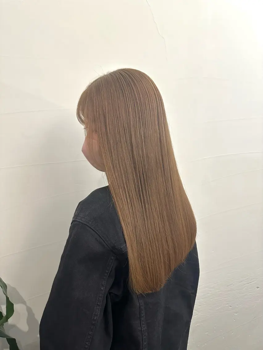 ロング カラー ブリーチ ブラウンカラー ブリーチなしカラー ヘアカラー ✨ブリーチカラー /菜月✨のヘアスタイル