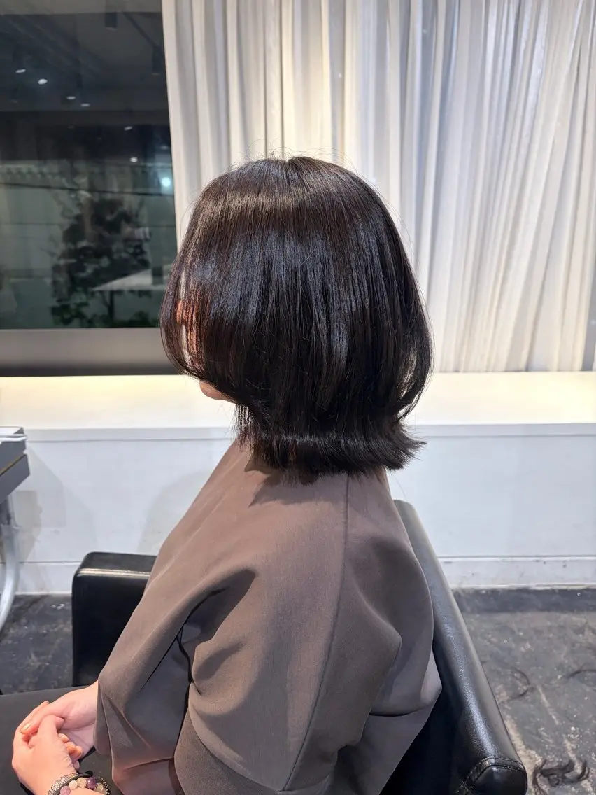 ミディアム レイヤーカット ショート・パーマ みお🎀のヘアスタイル