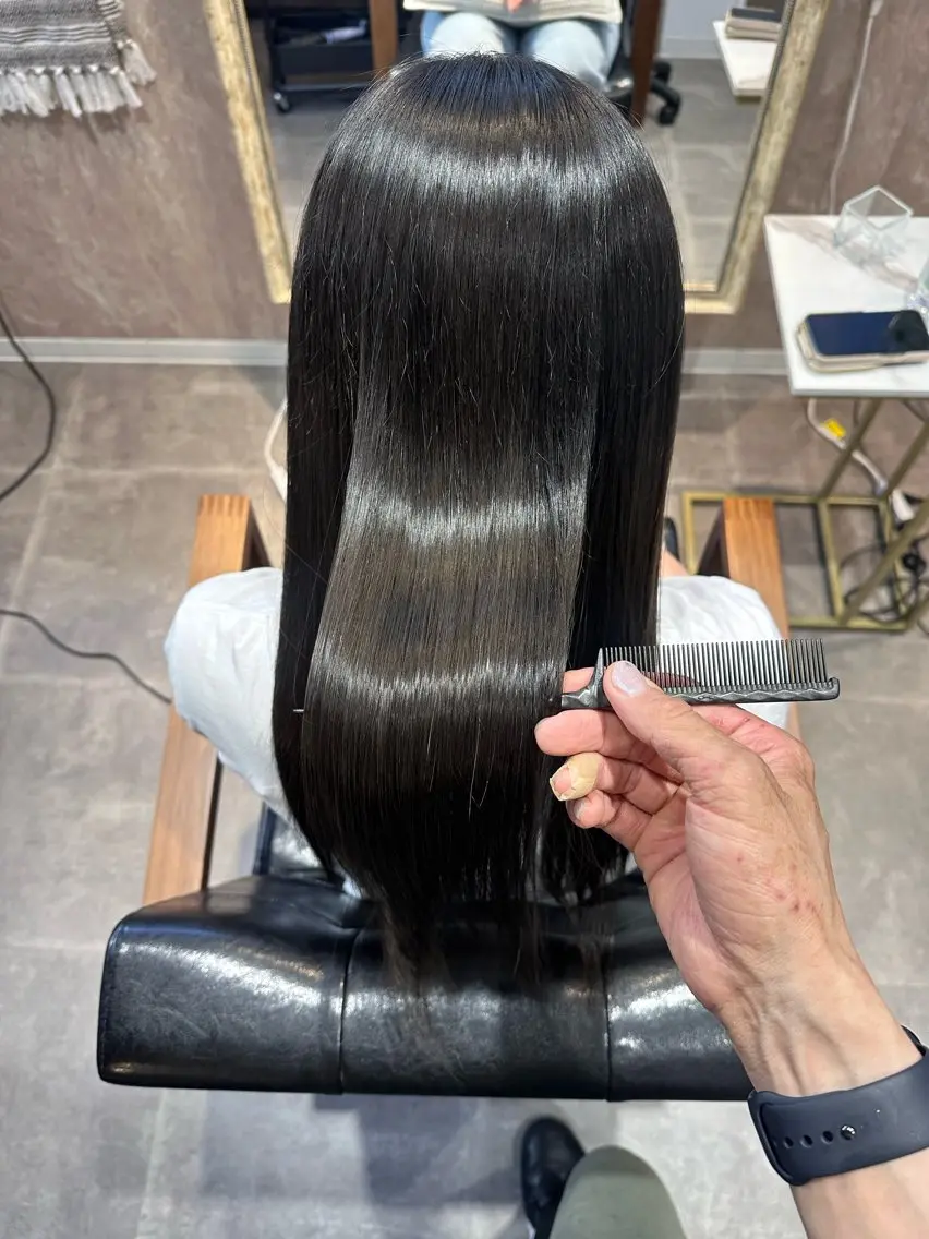 ロング quill クイル　ツボイタクマのヘアスタイル