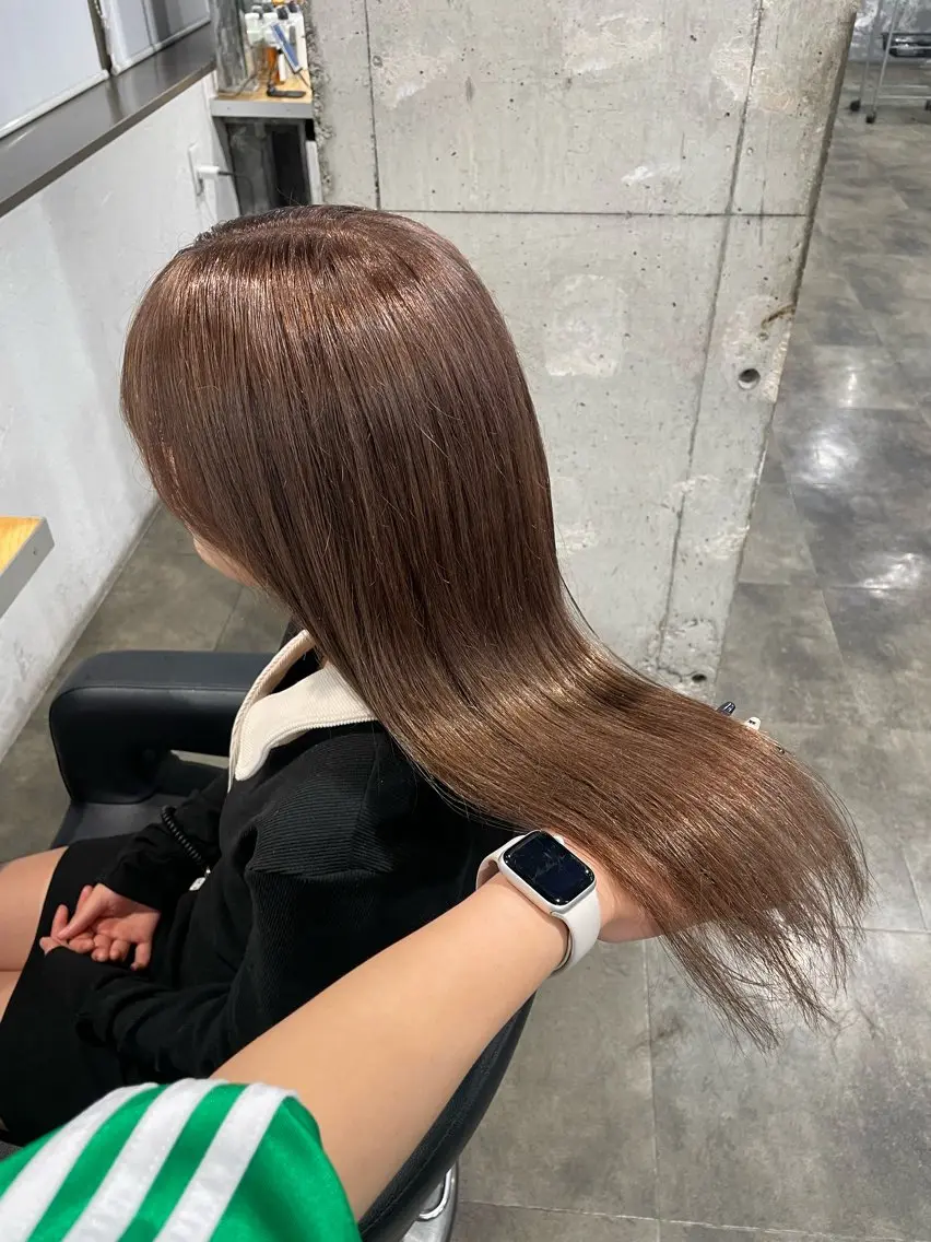 ロング カラー ヘアカラー ハイトーン 横浜💞ミオのヘアスタイル
