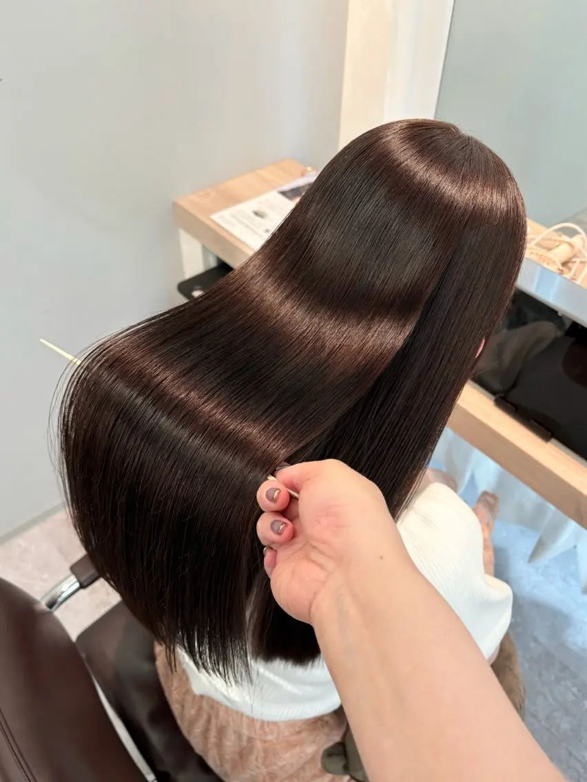 ✨🥂ご新規様限定🥂✨カット＋縮毛矯正＋髪質改善ULTOWAトリートメント💇🏻‍♀️✨の写真