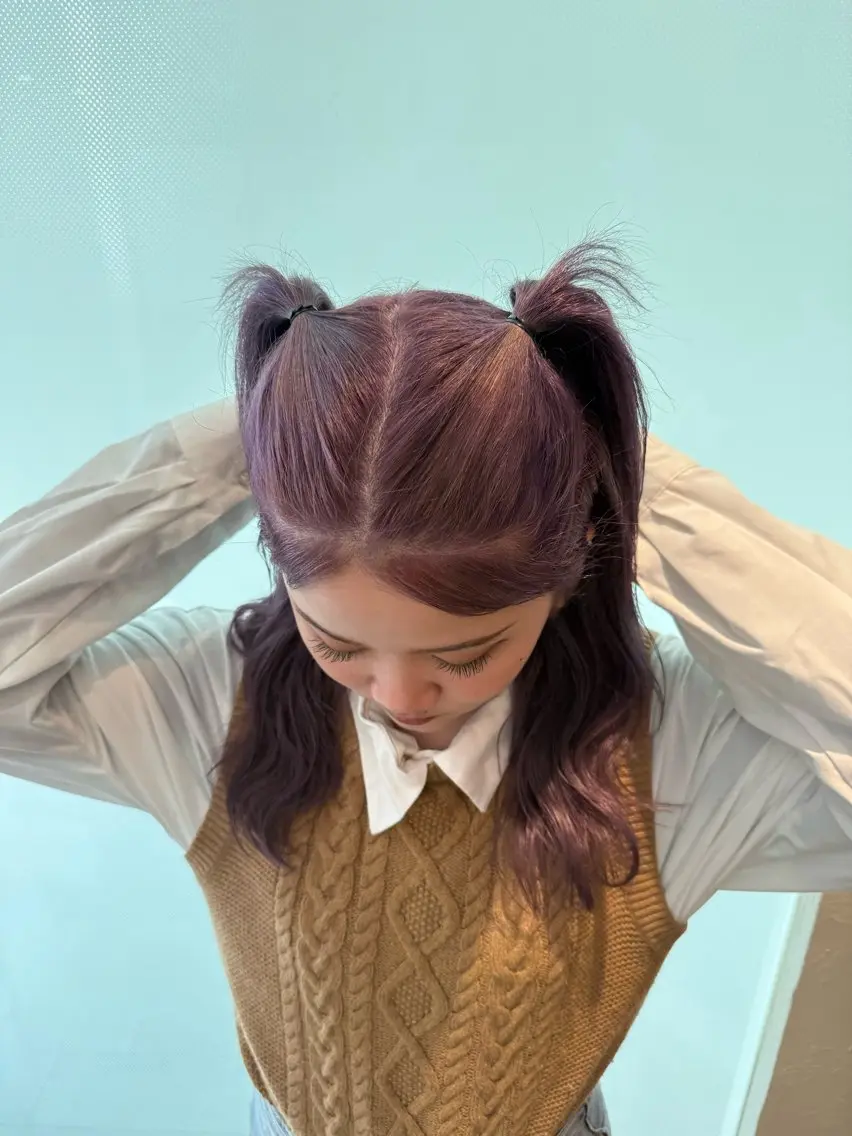 【💟ブリーチでのダメージが気になる方必見💟】カット+ケアブリーチ+ケアカラー+トリートメントの写真