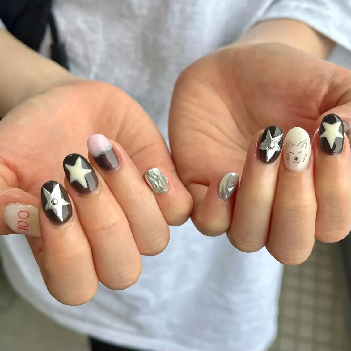 ネイル 🤎Two ERI🤎のネイルデザイン