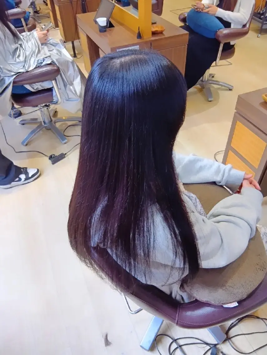 ロング 学生 縮毛矯正 カット 縮毛矯正 トリートメント 小林暢🌟Orque 髪質改善サロン🌙のヘアスタイル
