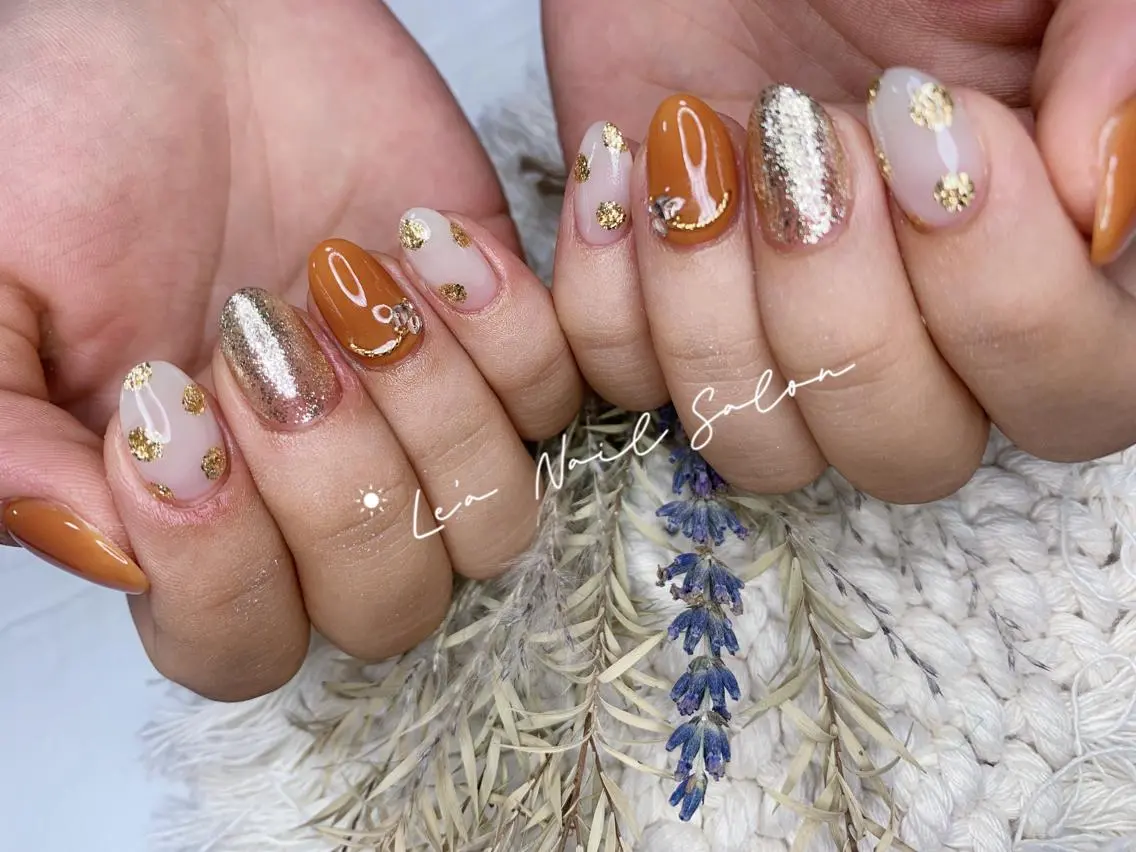 ショート カラー ネイル Le’a NailSalonのネイルデザイン