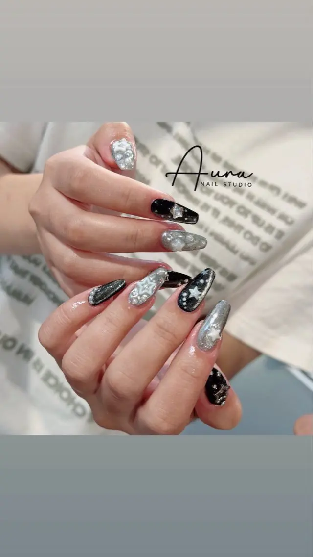 ネイル ハンドネイル Aura Nail HanNaのネイルデザイン