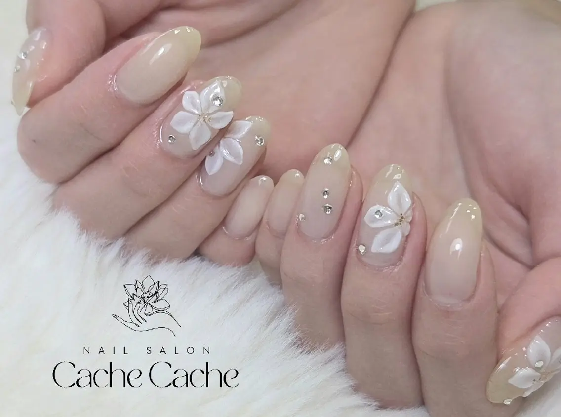 セミロング ネイルサロン カシュカシュのネイルデザイン