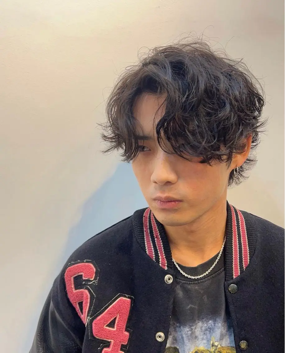 【🌀メンズ人気no.1🌀】骨格補正カット+ダメージレスケアパーマどんなパーマでもOK 17350円→13200円の写真
