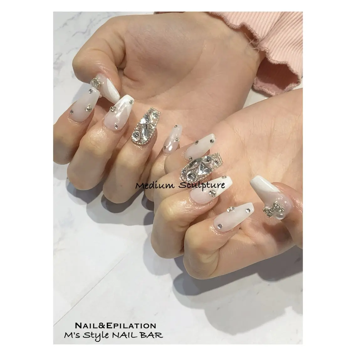 ネイル 成人式 フットネイル フレンチネイル ジェルネイル 韓国ネイル ハンドネイル M's Style NAIL BARのネイルデザイン