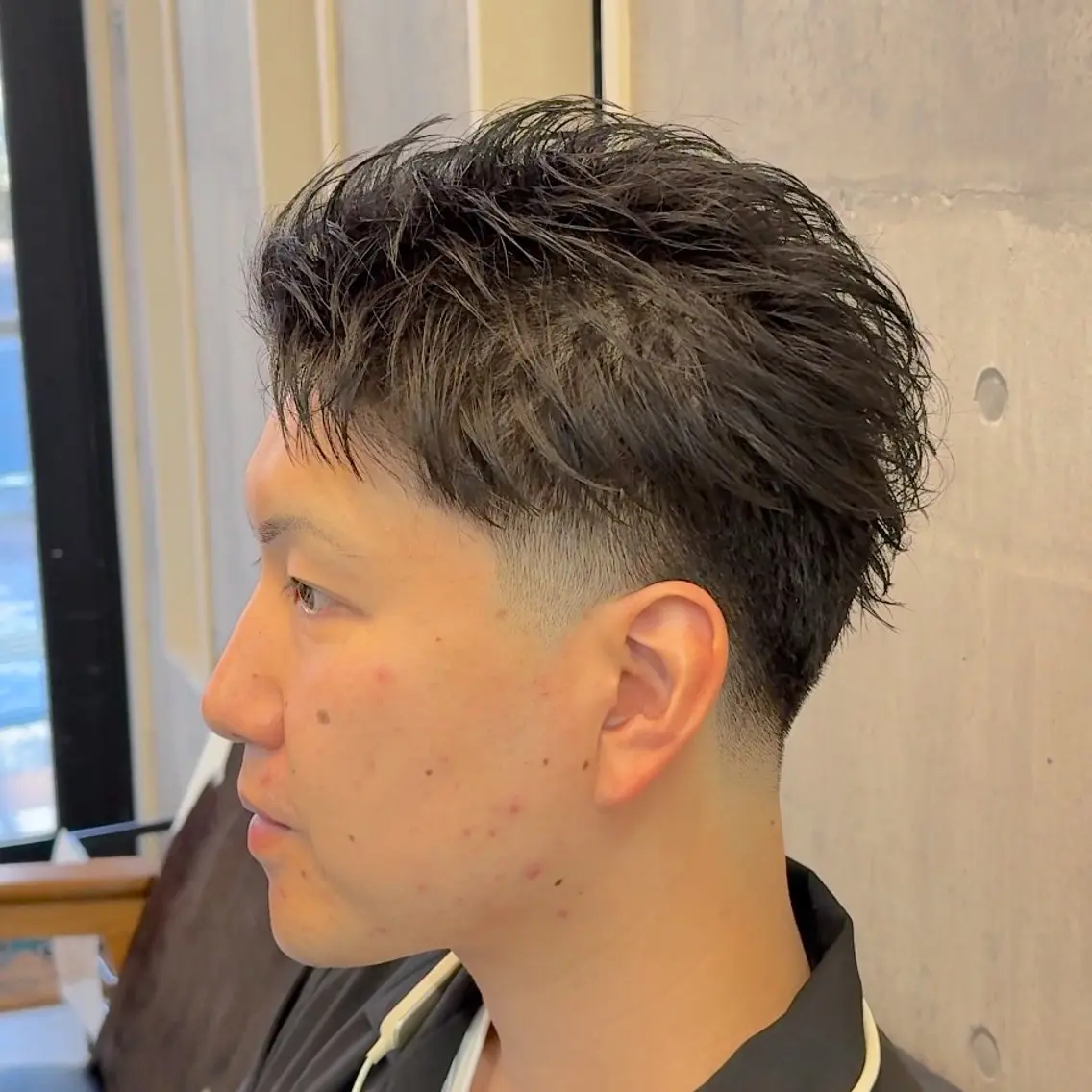 ショート パーマ ヘアアレンジ メンズ MENIN メンズ サロン 望月 涼太のヘアスタイル