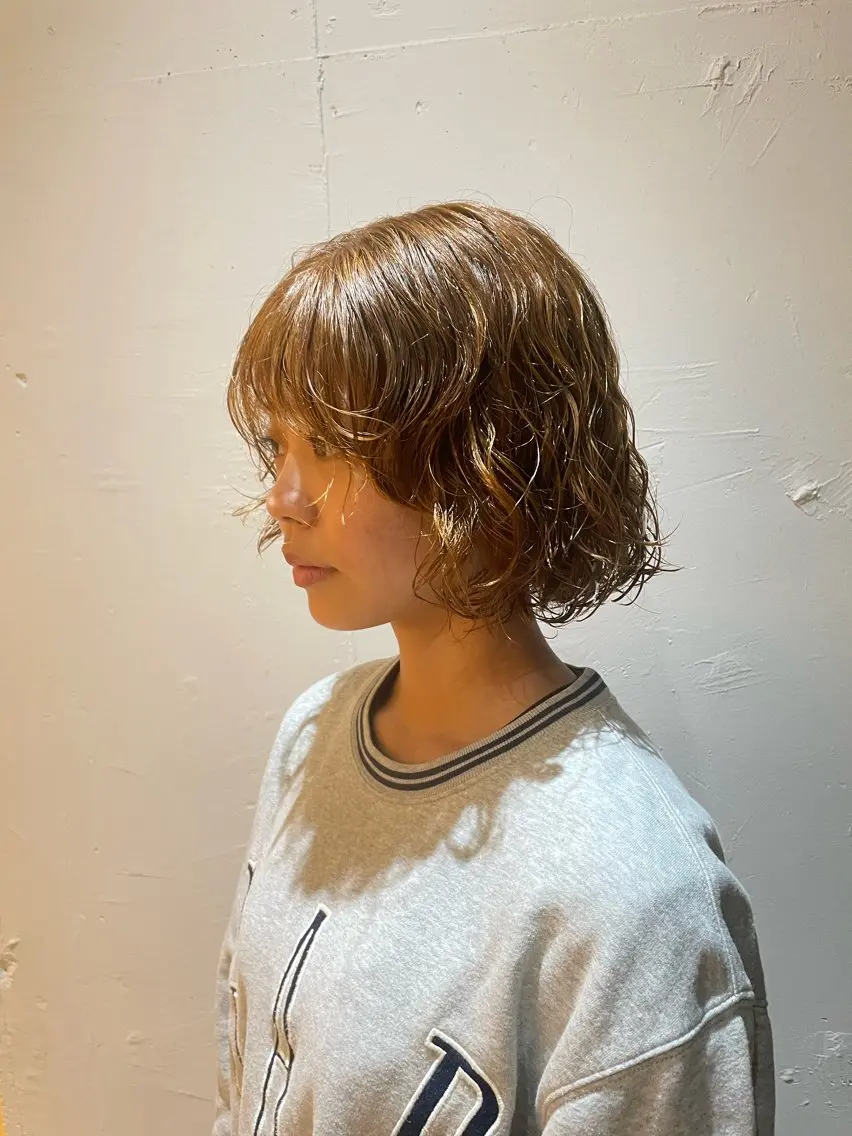 カラー ヘアカラー 大山 怜菜のヘアスタイル