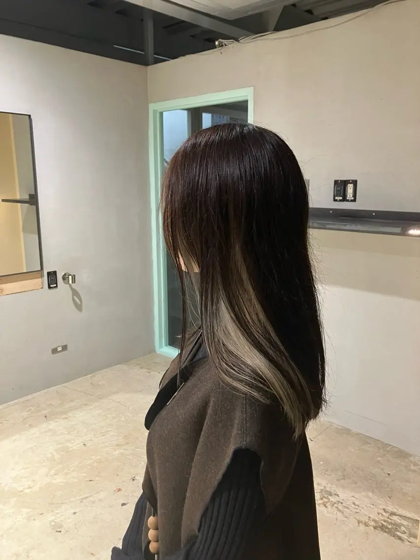 インナーカラーの写真