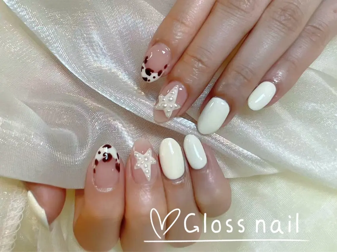 ネイル miho🍎 Gloss nailのネイルデザイン
