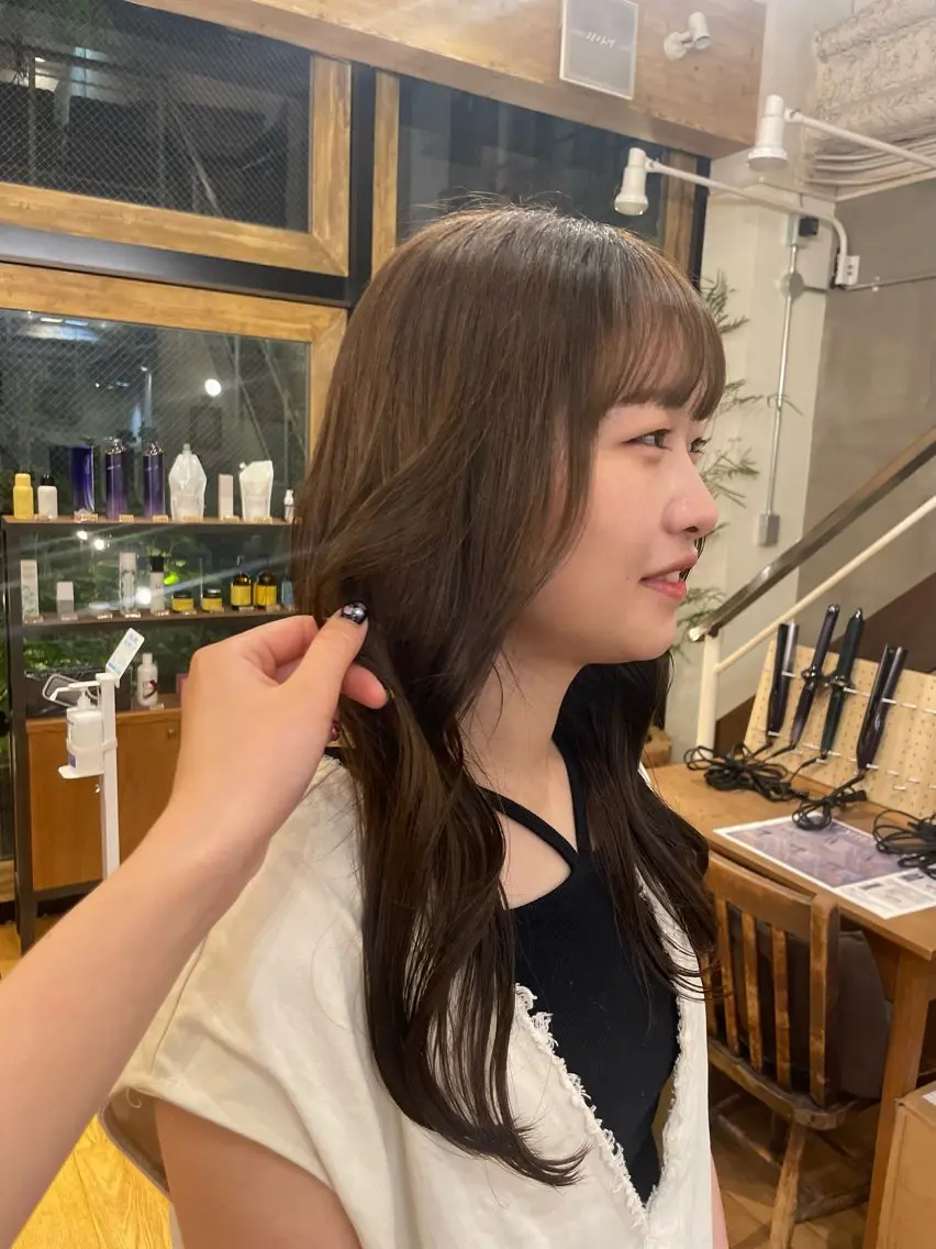 カラー ブリーチ ブリーチなしカラー 似合わせカラー/ 堀江美容室/レミ🎀のヘアスタイル