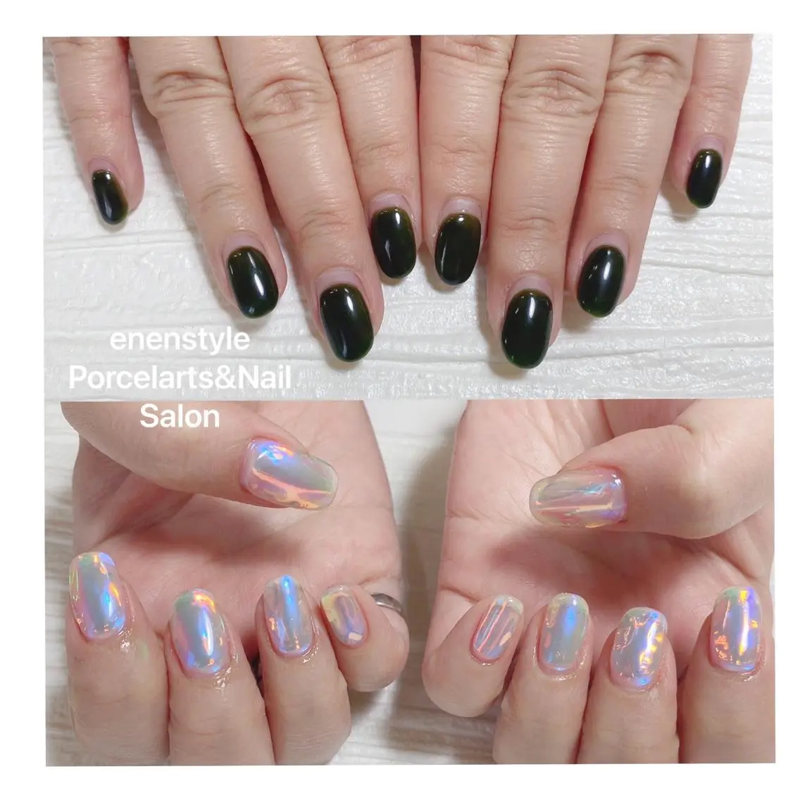 ミディアム ネイル 🐾enen style 🐾のネイルデザイン