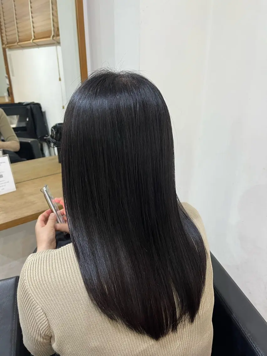 ロング カラー ✨🎨ブリーチなし 透明感カラー✨美友のヘアスタイル