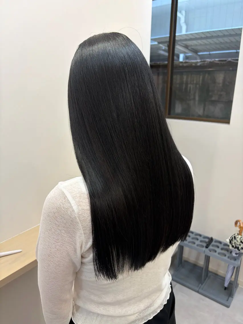 セミロング 髪質改善 トリートメント ヘアカラー トリートメント 髪質改善/縮毛矯正/ 艶カラー/登貴のヘアスタイル