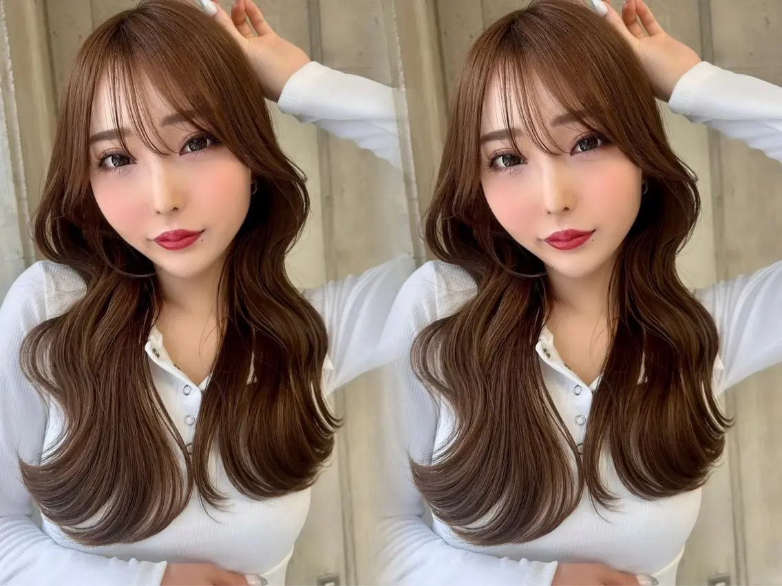 ロング ロング カット ヘアカラー トリートメント 縮毛矯正/髪質改善 🌟本郷壮一郎のヘアスタイル