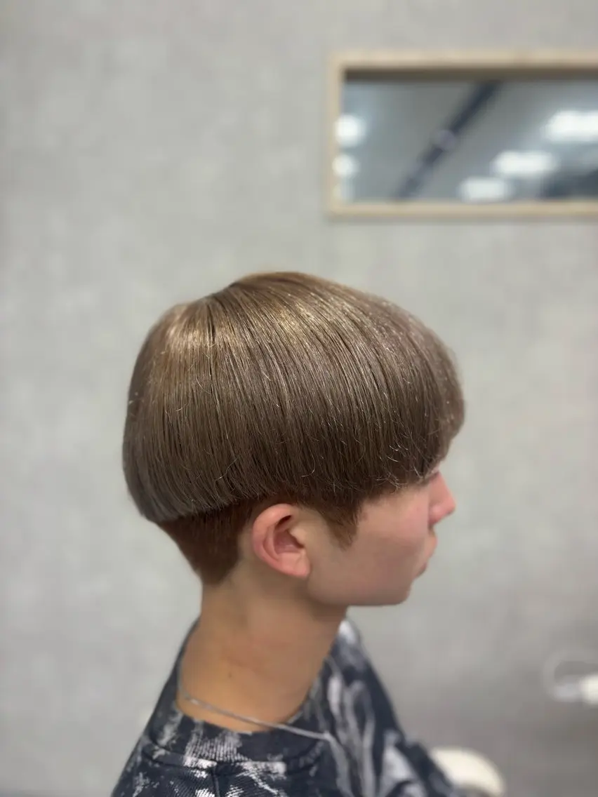 ショート カラー メンズ ヘアカラー メンズ特化韓国風 パーマスタイル/りんのヘアスタイル