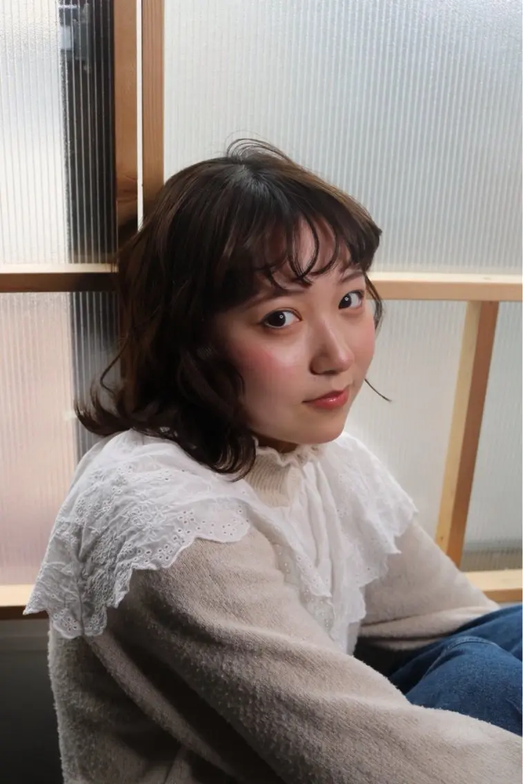 ミディアム カラー ヘアカラー トリートメント 岩本 達のヘアスタイル