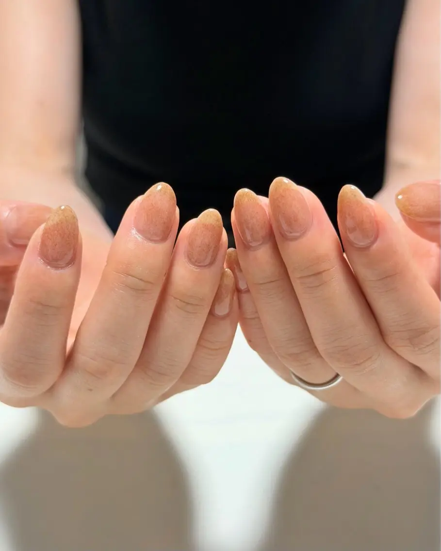 ネイル ニュアンスネイル ワンカラーネイル ハンドネイル 舞鶴 奈々美のネイルデザイン