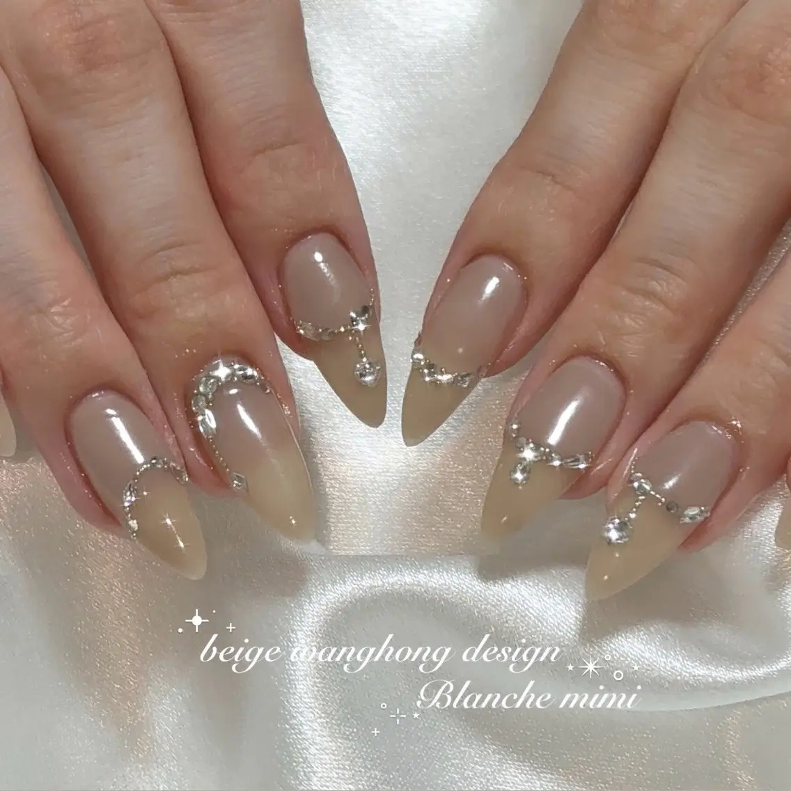 ネイル ハンドネイル Blanche mimi.u_aのネイルデザイン