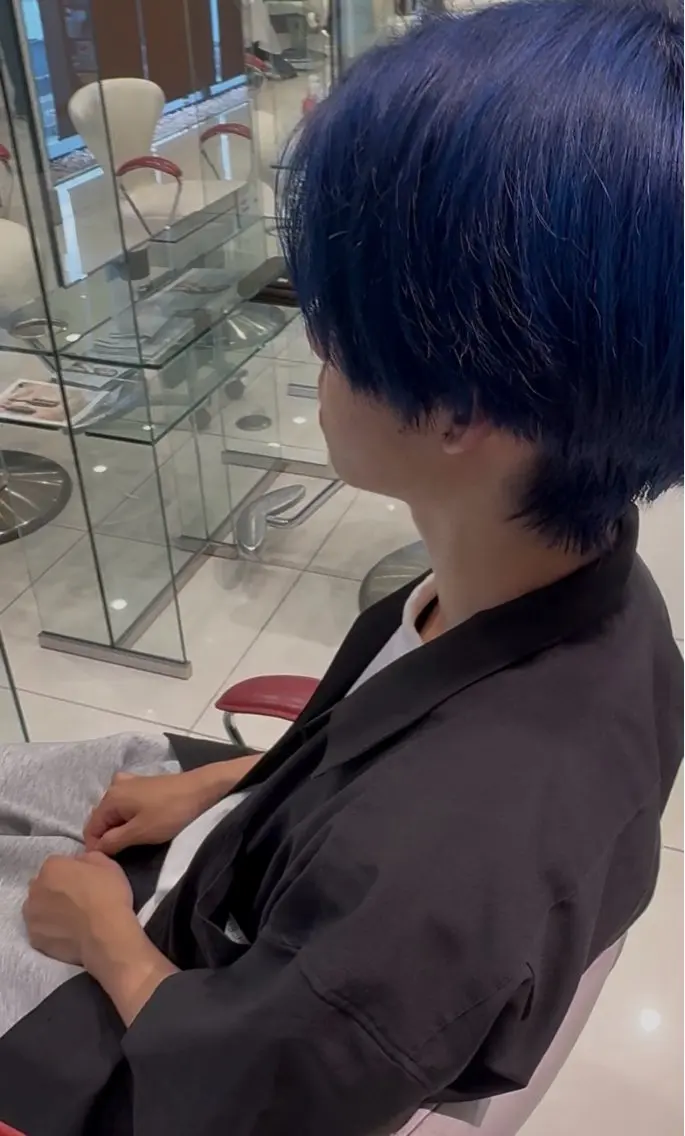 メンズ ヘアカラー 矢口 将旭のヘアスタイル