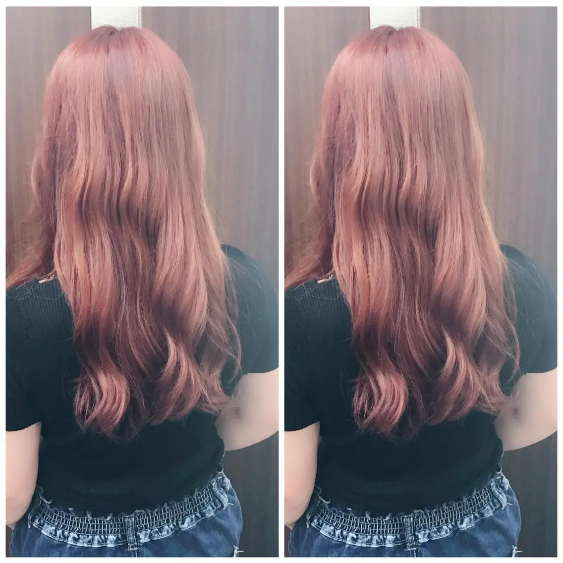 ロング カラー レッドカラー ヤナ マネージャーのヘアスタイル