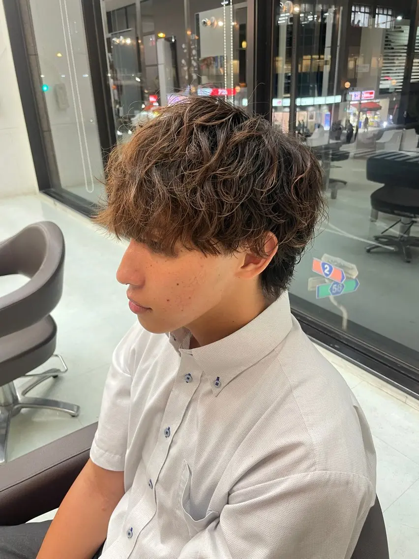 パーマ メンズ メンズパーマ カット パーマ ✨似合わせ特化美容師 WILL上村　拳吾のヘアスタイル