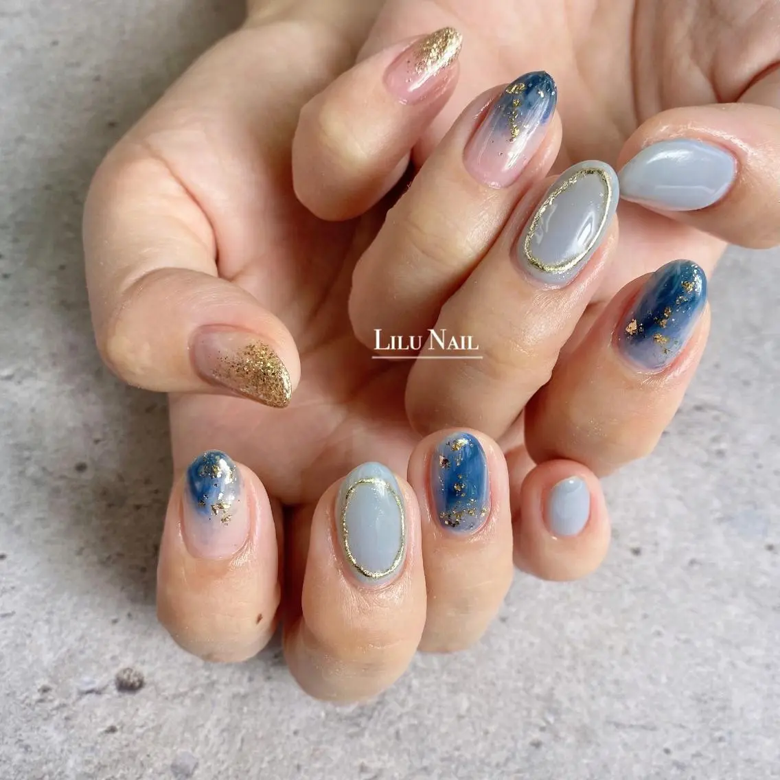 ネイル ニュアンスネイル モチの良さ◉ フィルインネイル♡のネイルデザイン