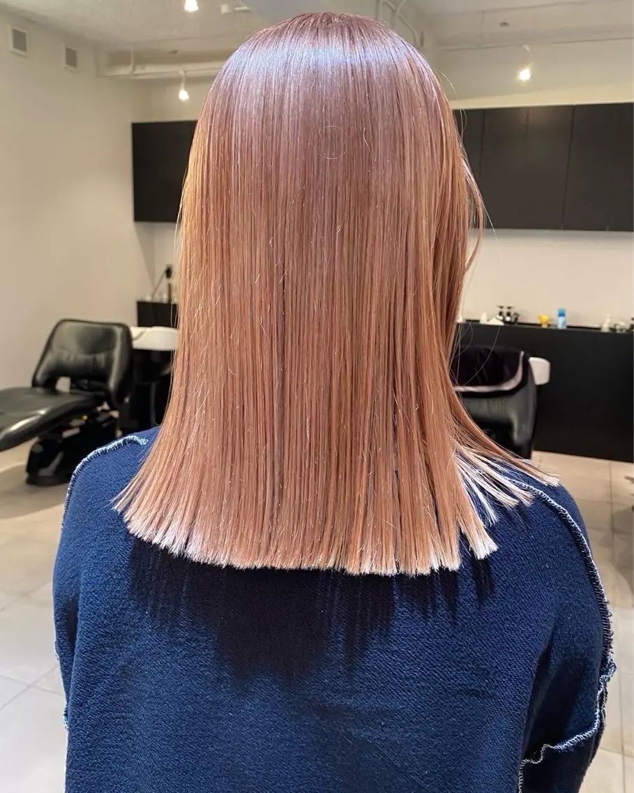 ミディアム ヘアカラー saku 🎀🫧のヘアスタイル
