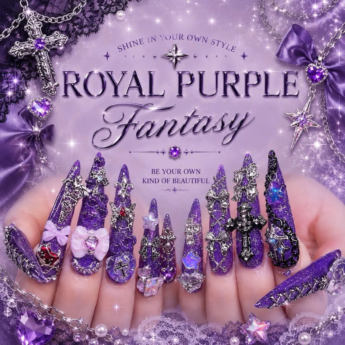 ネイル アートネイル オーロラネイル クリアネイル 長さ出し フレンチネイル ハンドネイル HOT Nail Salonのネイルデザイン